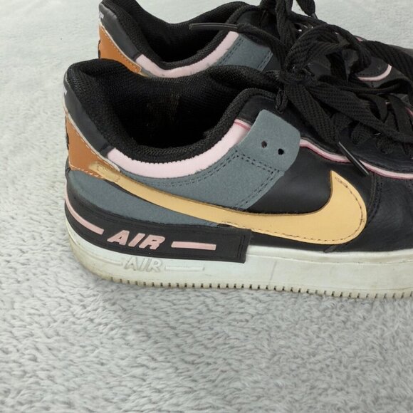 Nike Air Force 1 Shadow Black Light Arctic Pink Women’s Size 6.5 US - Picture 11 of 14